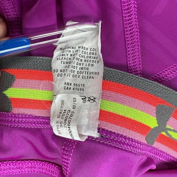 Under Armour Softball Padded Sliding Shorts Womens Size Large Purple Strike Zone - Picture 8 of 8